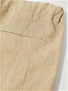 PIACENZA 1733 - Straight-Leg Linen Trousers - Neutrals
