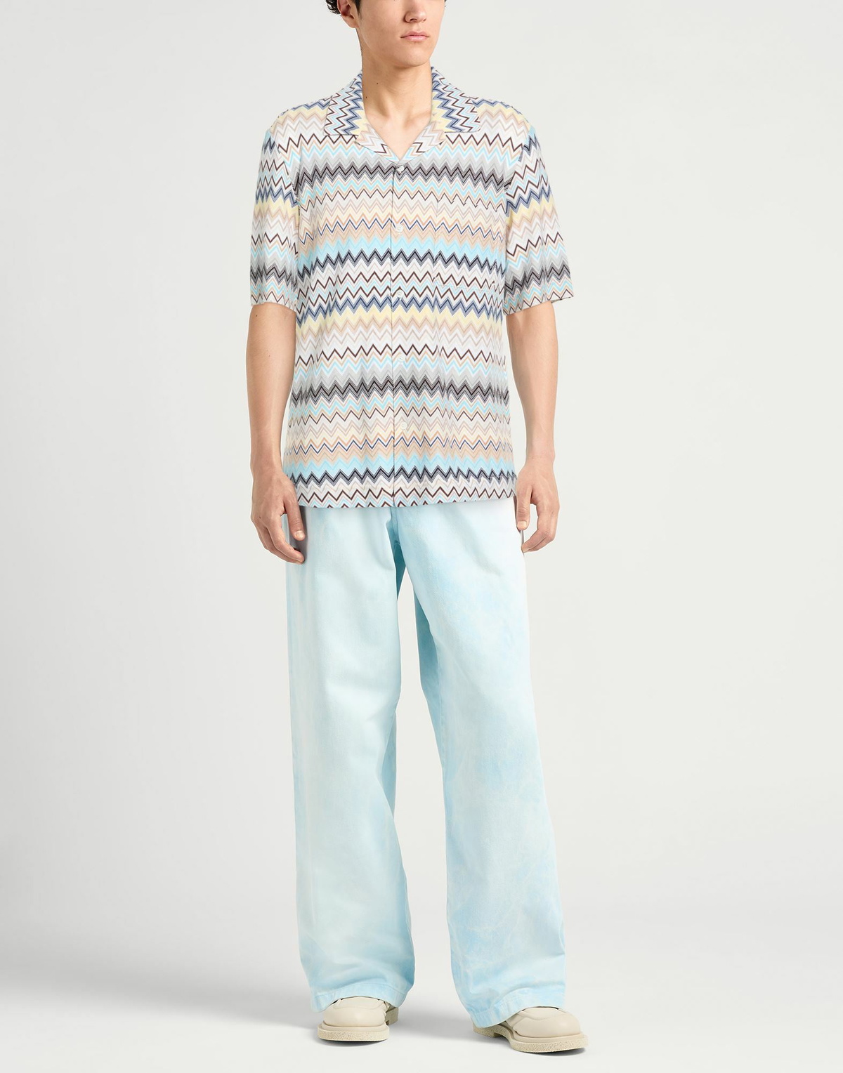 Missoni Mens Shirt Sky in Blue