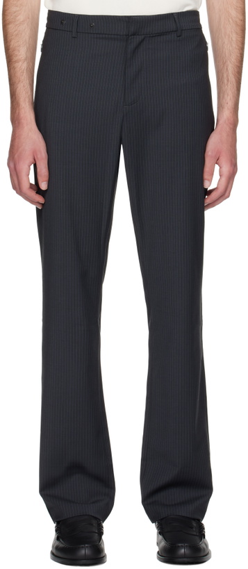 Photo: Paloma Wool Gray Serge Straight-Leg Trousers