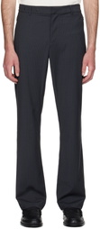 Paloma Wool Gray Serge Straight-Leg Trousers