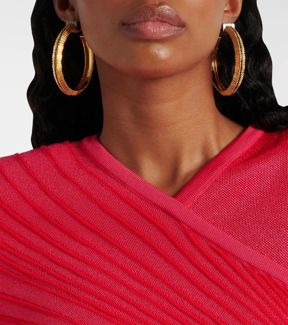 Balmain Perfume hoop earrings