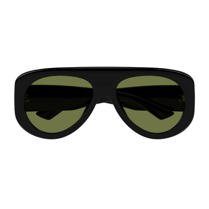 Photo: Bottega Veneta Eyewear Bottega Veneta Bv1362s Linea Ribbon Bv1362s 006 Black Green Sunglasses