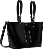 Toga Pulla Black Big Leather Tote