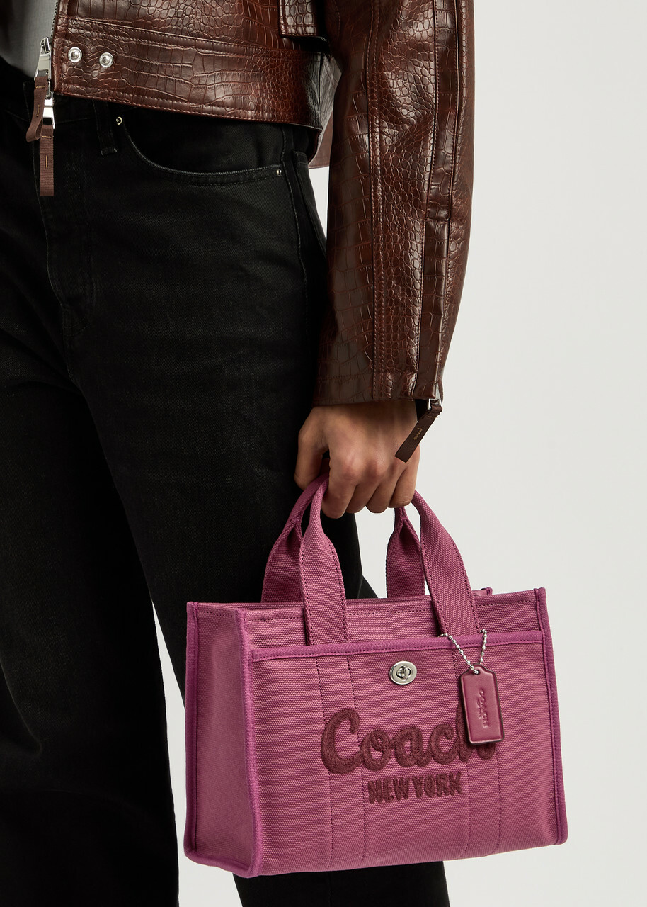 Coach Cargo 26 Logo Canvas Tote - Pink - One Size Coach