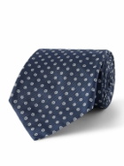 Anderson & Sheppard - 9cm Floral Silk-Jacquard Tie