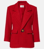 Saint Laurent Wool and silk-blend tweed jacket