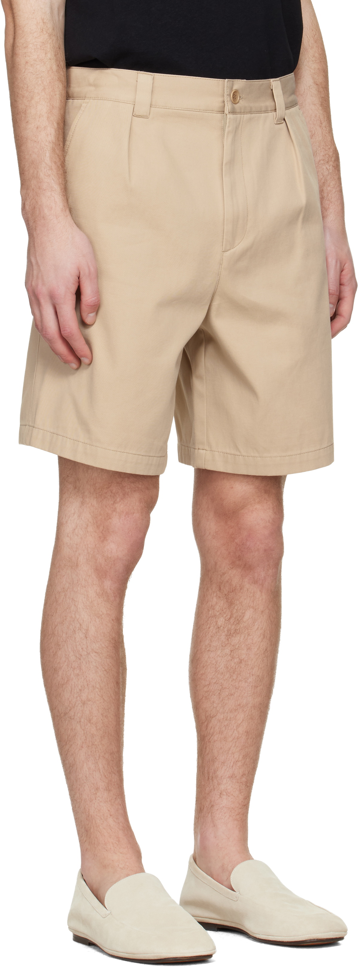 A.P.C. Beige Otis Bermuda Shorts