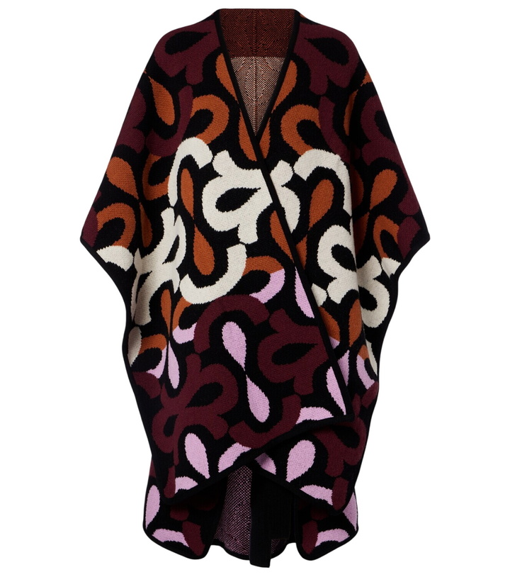 Photo: La DoubleJ Maiolika wool jacquard cape