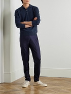 Kingsman - Wade Merino Wool and Cashmere-Blend Polo Shirt - Blue