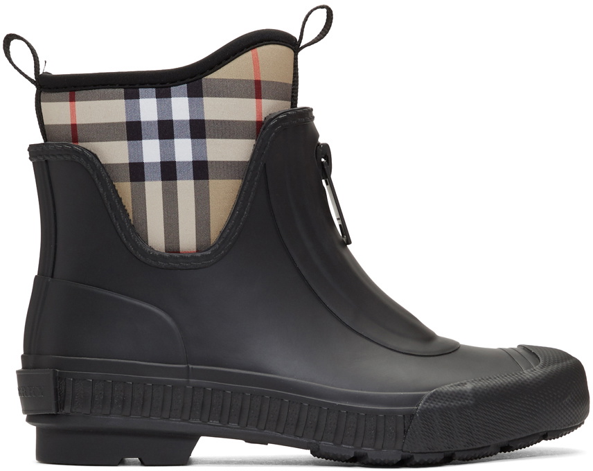 レインブーツ Burberry FW25 Burberry Boots Black (8111677 A1189) 2E592E26-3F57-47CF-82CC-