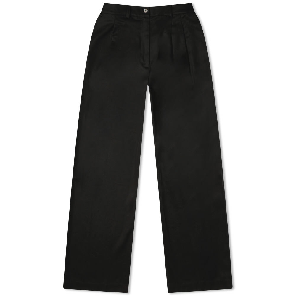 DONNI. Women's Pleated Trouser in Jet DONNI.