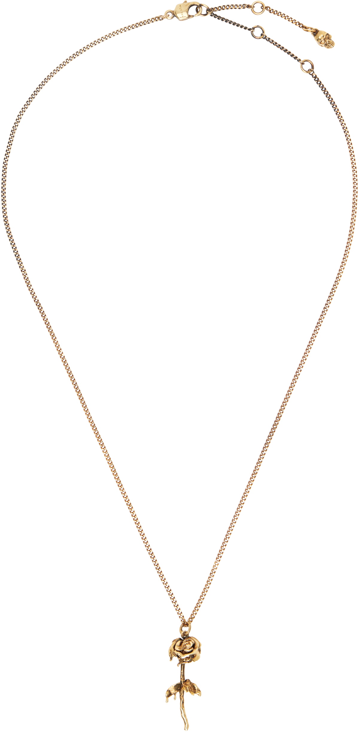 McQueen Dipped Rose Necklace