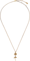 McQueen Dipped Rose Necklace