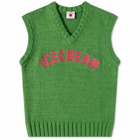 ICECREAM Men's Knitted Vest in Green