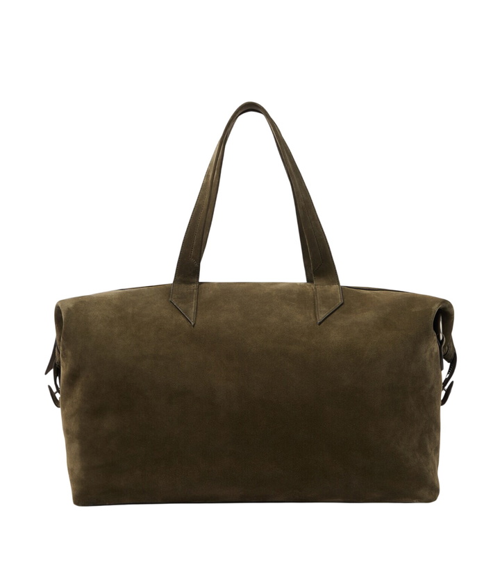 Photo: Métier Nomad Weekend suede duffel bag