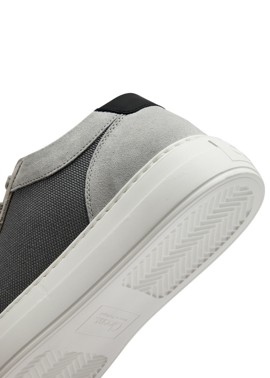 Cleens Luxor Panelled Canvas Sneakers Grey