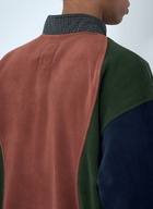 Brain Dead Fleece Pullover With Button Placket
