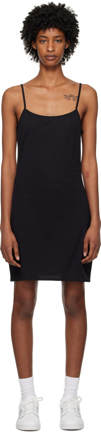 Sunspel Black Soft Minidress