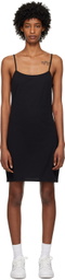 Sunspel Black Soft Minidress