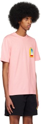 Casablanca Pink L'Arche De Jour T-Shirt