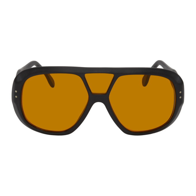 Marques Almeida Black Aviator Sunglasses Marques Almeida display picture 1