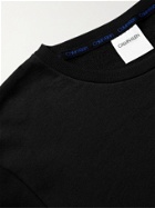 CALVIN KLEIN UNDERWEAR - Logo-Print Loopback Cotton-Blend Jersey Sweatshirt - Black