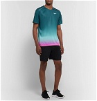 Nike Running - Miler Printed Degradé Dri-FIT T-Shirt - Blue