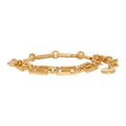 Versace Gold Greek Key Chain Bracelet