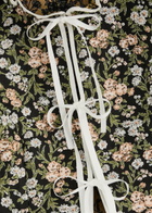 Sister Jane Graces Floral-jacquard top Green
