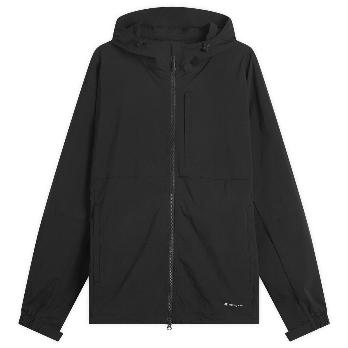 Snow Peak Men's Shadow Ripstop Jacket in Black Snow Peak