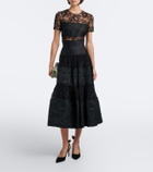 Elie Saab Lace midi dress