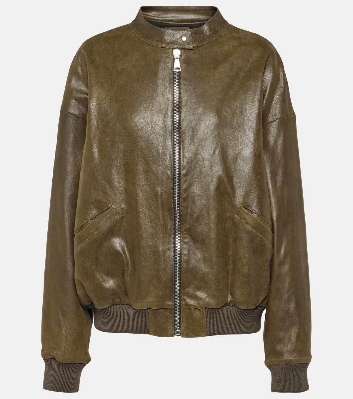 Stouls Pharrell suede bomber jacket