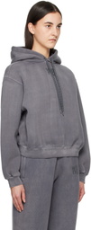alexanderwang.t Gray Puff Logo Hoodie