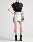 Junya Watanabe Womens Mini skirt in Silver