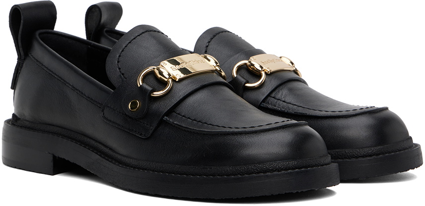 【関税込み】See by Chloe ブラック Signature 1 ローファー See by Chloé SIGNATURE 1 LOAFER Black - Free delivery