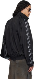 LU'U DAN Black Windbreaker L-D Jacket