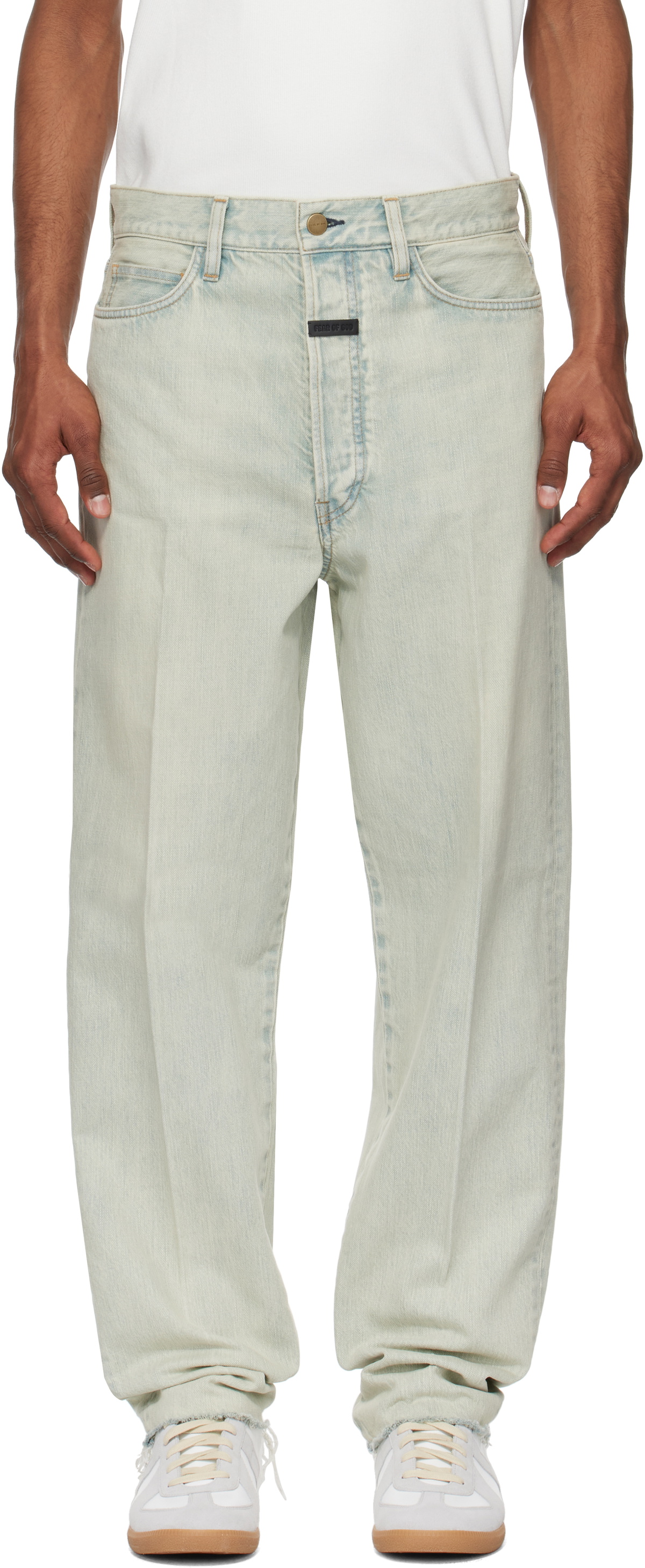 GR-Uniforma Green Diesel Edition Bleached Denim Jeans GR