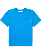 Abc. 123. - Webbing-Trimmed Cotton-Jersey T-Shirt - Blue