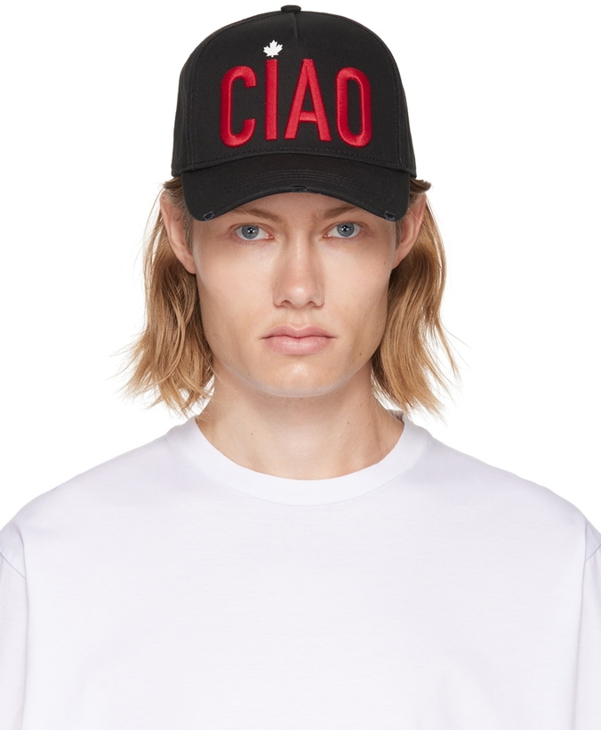 Photo: Dsquared2 Black Baseball Cap