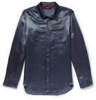 Sies Marjan - Sander Washed-Satin Shirt - Men - Blue