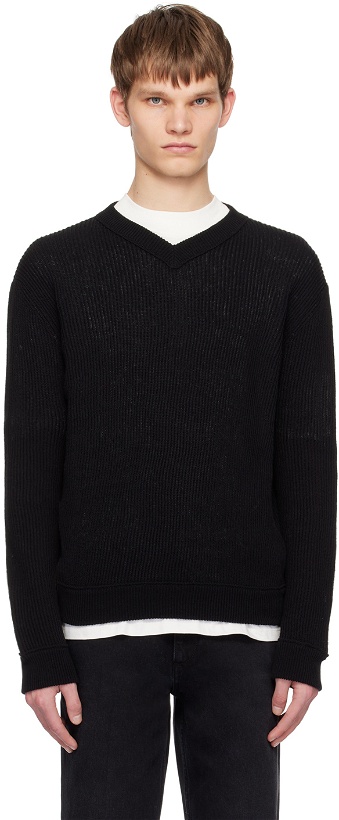 Photo: The Row Black Corbin Sweater