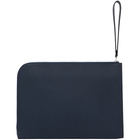 Valextra Navy Leather Portfolio