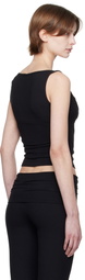 SKIMS Black Soft Lounge Lace Tank Top
