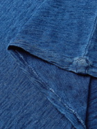 ALEX MILL - Standard Slim-Fit Slub Cotton-Jersey T-Shirt - Blue