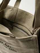 A.P.C. - Logo-Print Cotton-Canvas Tote