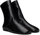 JUDE Black Floor Ankle Boots