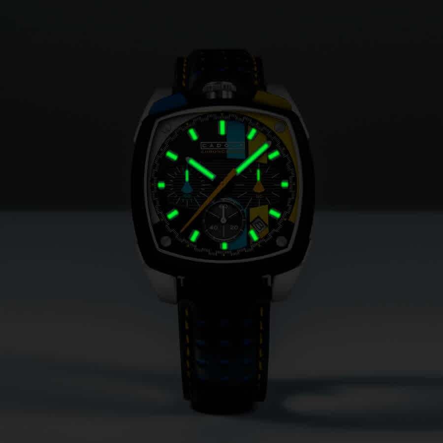 Cadola Taurus Chronograph Quartz Black Dial Mens Watch CD-1060-03