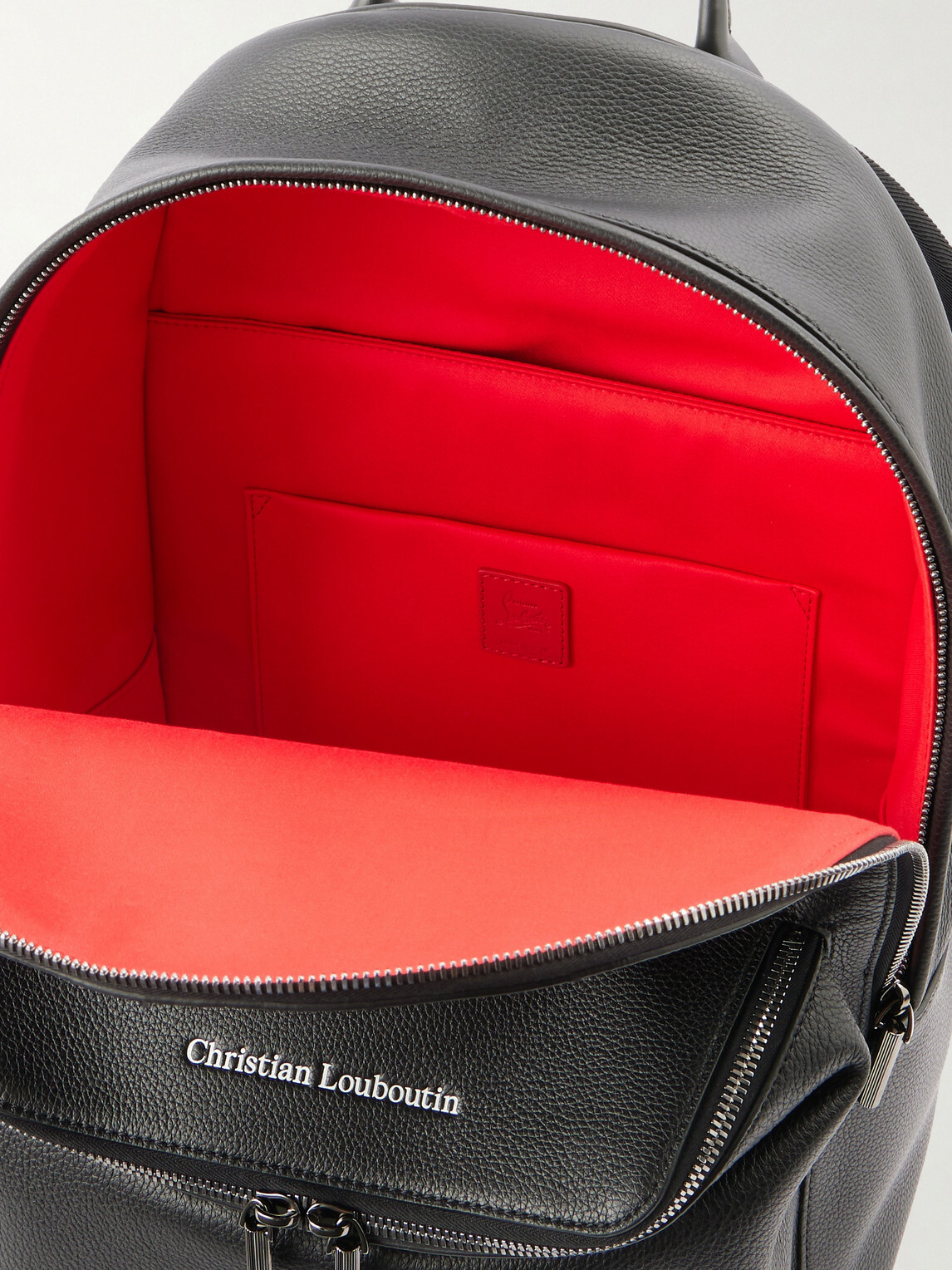 Christian Louboutin - Stoic Logo-Embossed Leather Backpack
