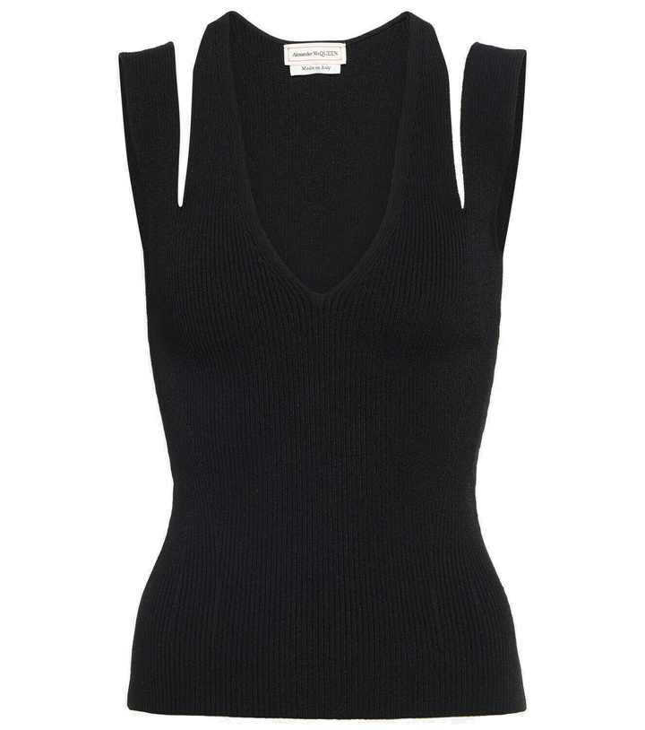 Photo: Alexander McQueen - Cutout sleeveless top