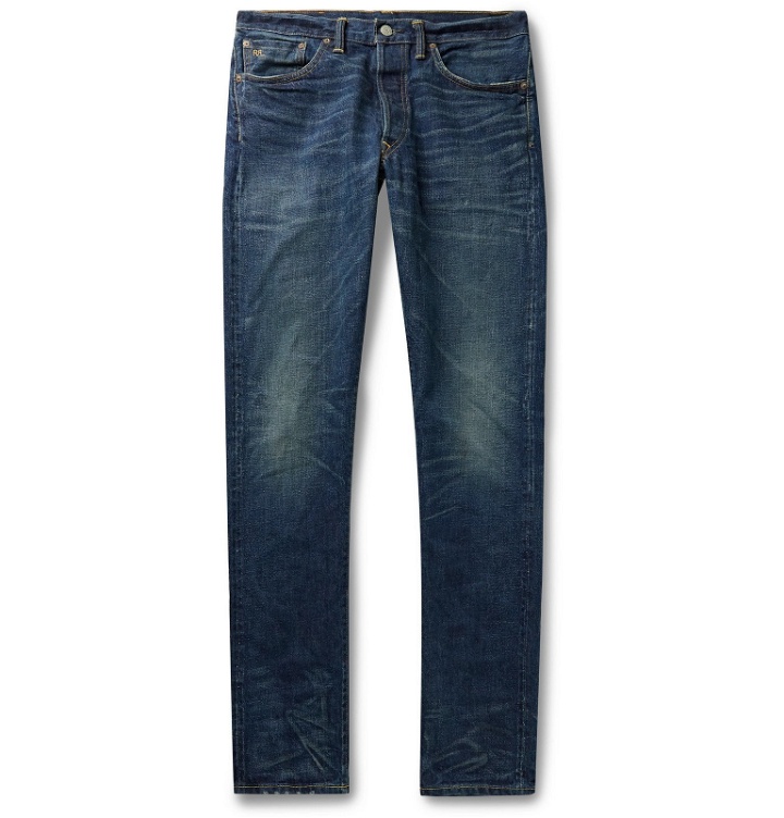 Photo: RRL - Slim-Fit Selvedge Denim Jeans - Blue